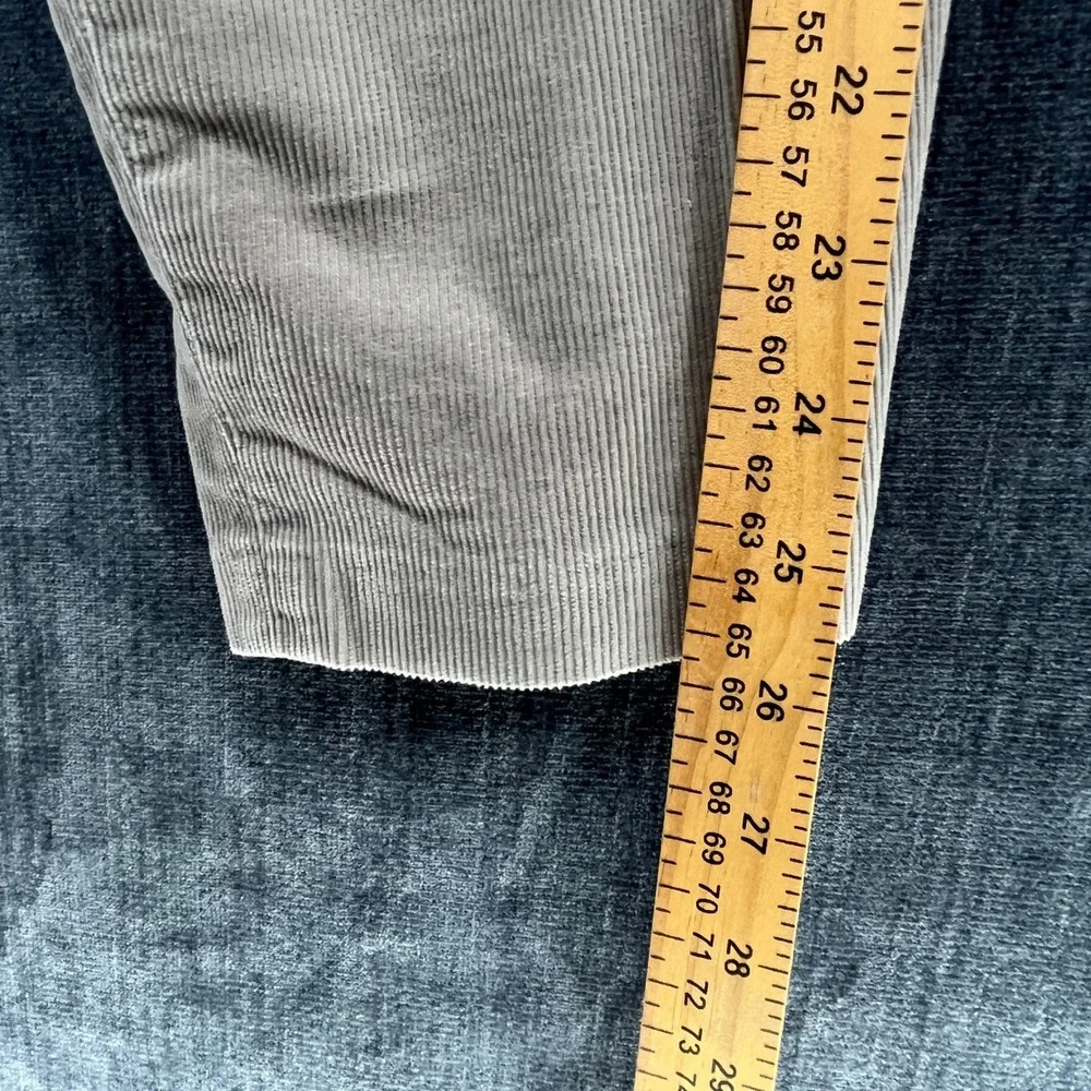 Banana Republic Traveler Corduroy Pants Mens 38x30 Tan Cotton Slim Fit Trousers